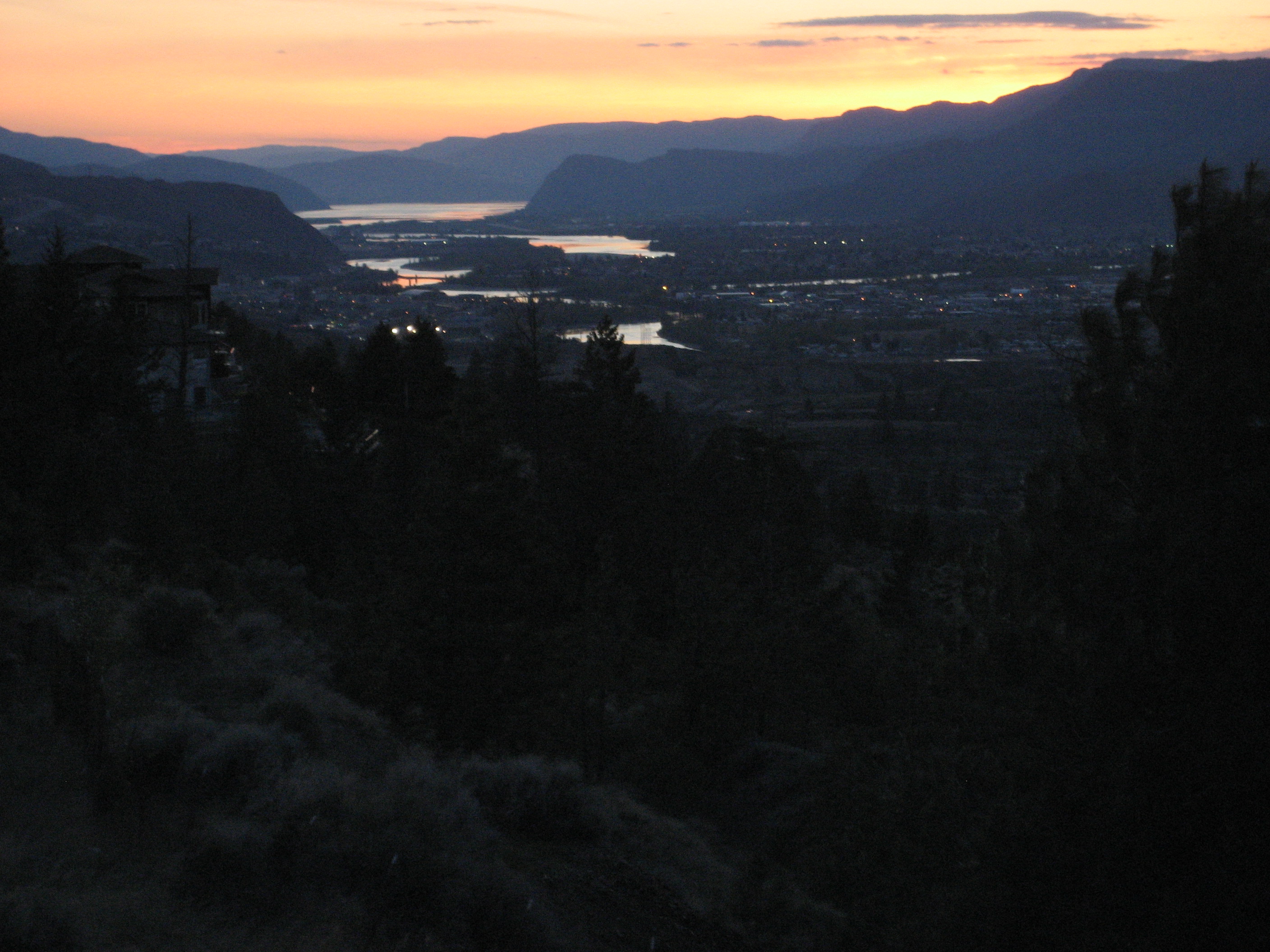 kamloops sunset